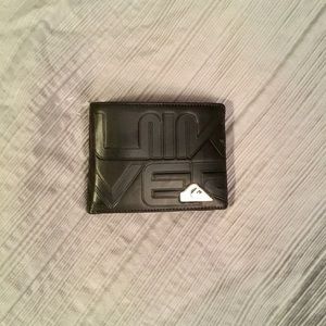 Quiksilver Black Wallet 2 in 1